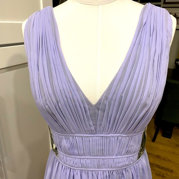 EUC Vera Wang sequin Lace Sheer Gown - Picture 2 of 5